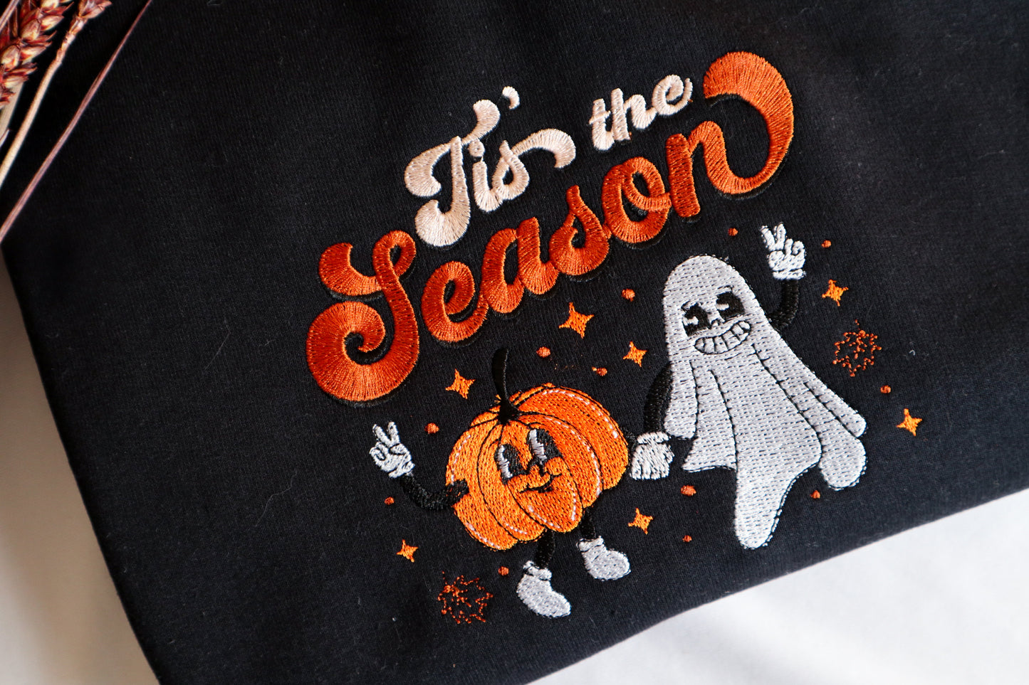 Tis The Season Embroidered Sweatshirt