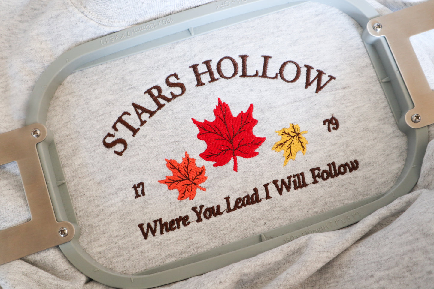 Stars Hollow Embroidered Sweatshirt