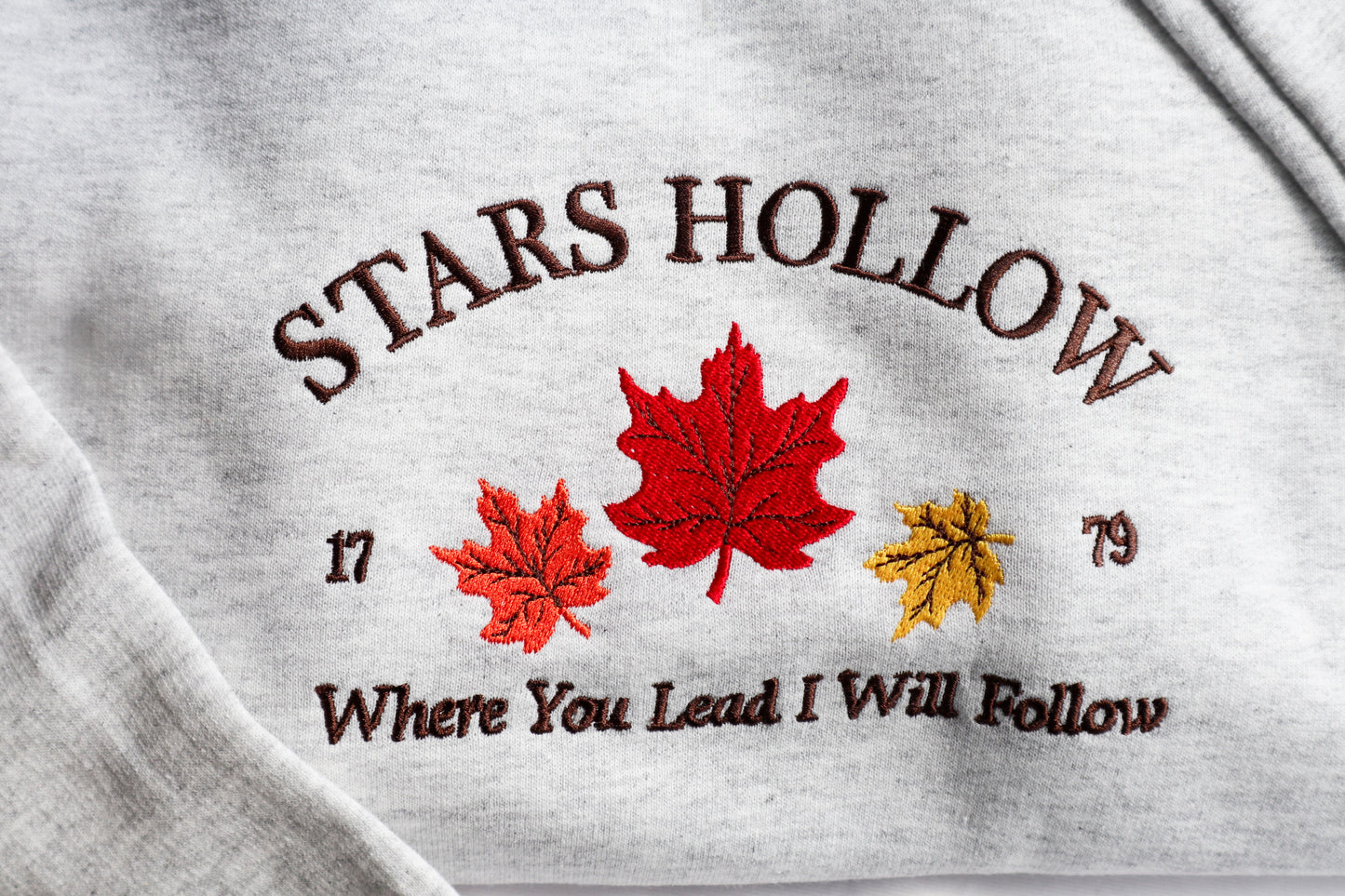 Stars Hollow Embroidered Sweatshirt