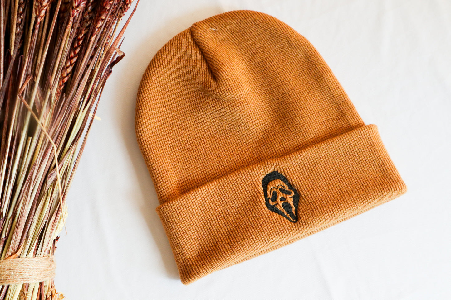 Scream Embroidered Beanie