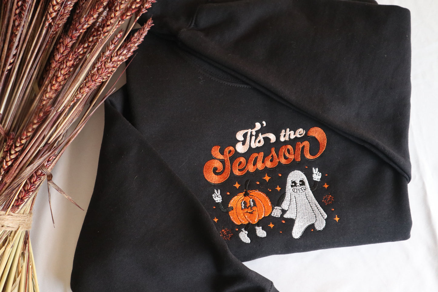 Tis The Season Embroidered Sweatshirt