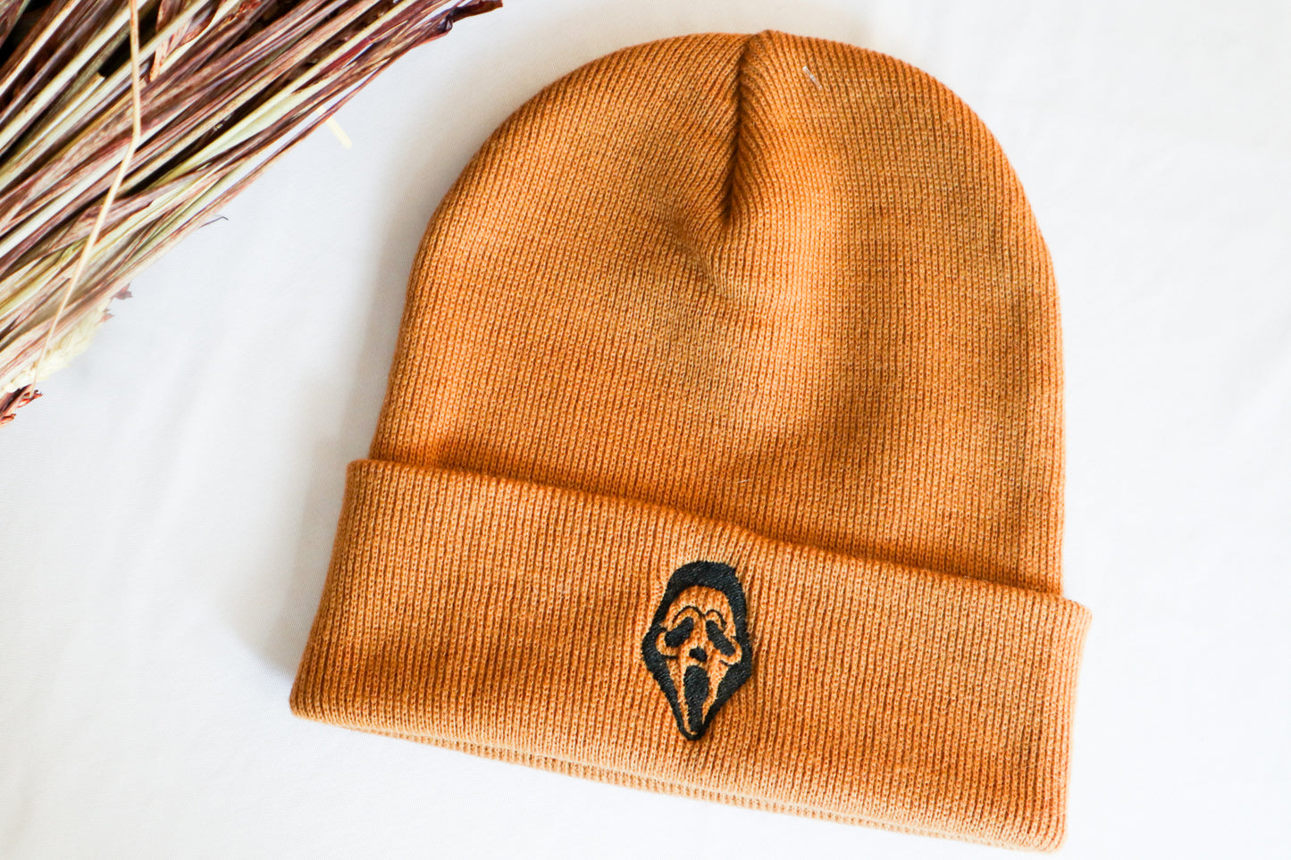 Scream Embroidered Beanie