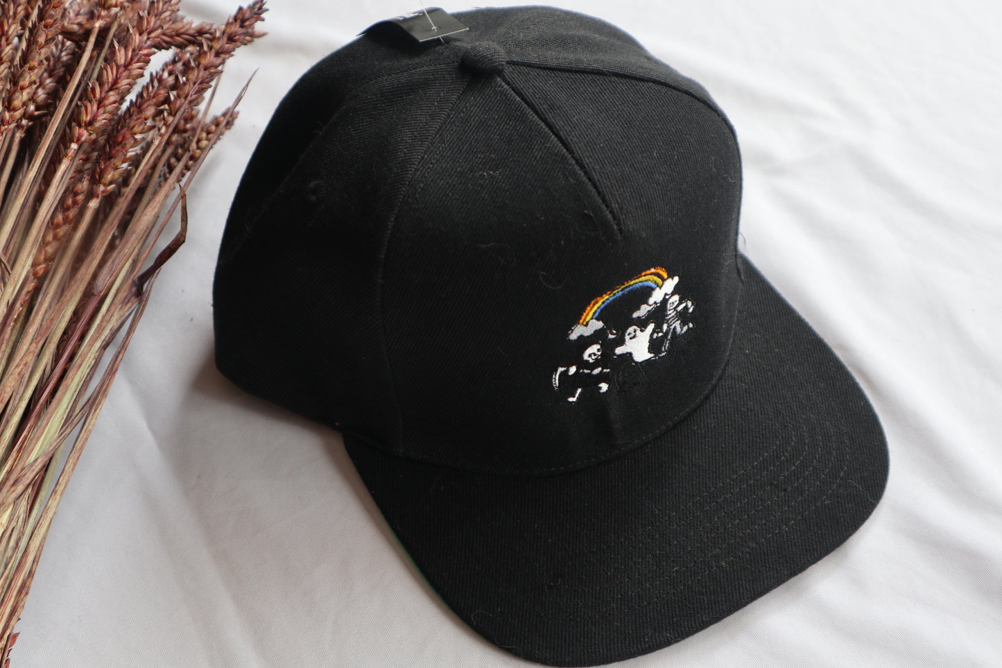 Graveyard Gothic Snapback Cap | Alternative Embroidered Cap