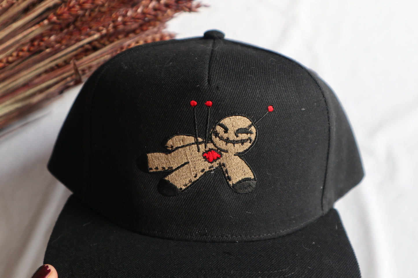 Voodoo Doll Snapback Cap | Alternative Embroidered Cap