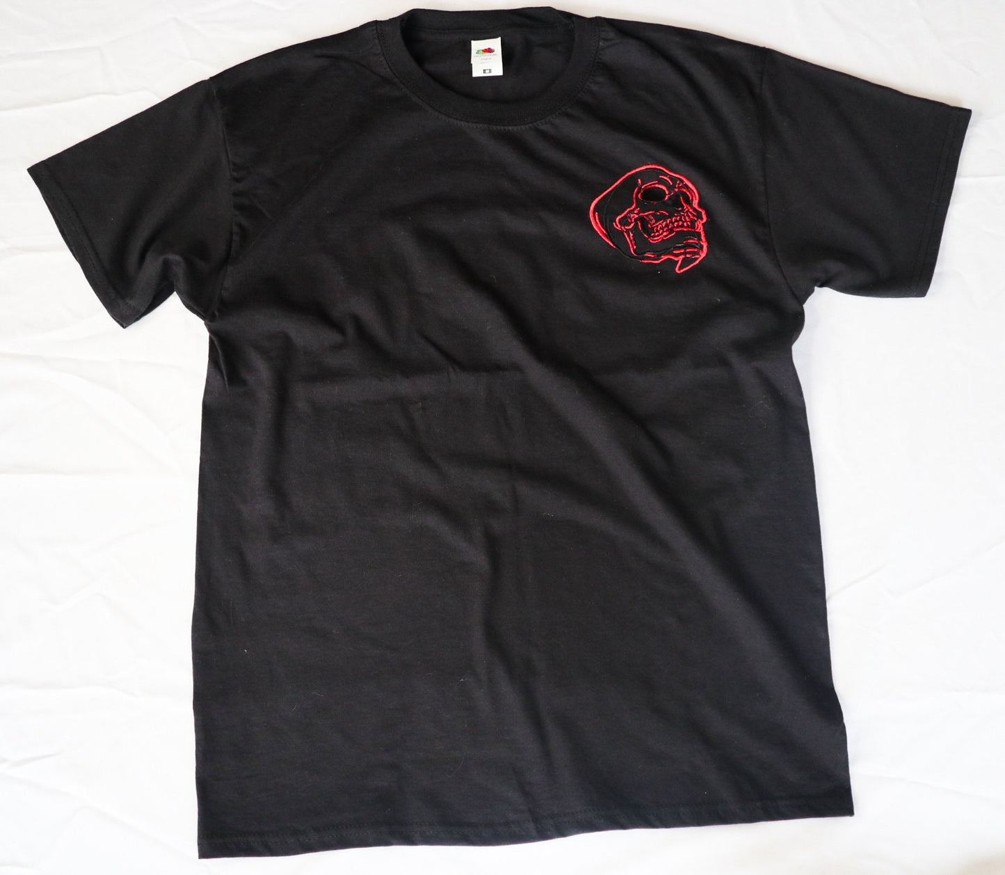 Gothic Skull Embroidered T-Shirt