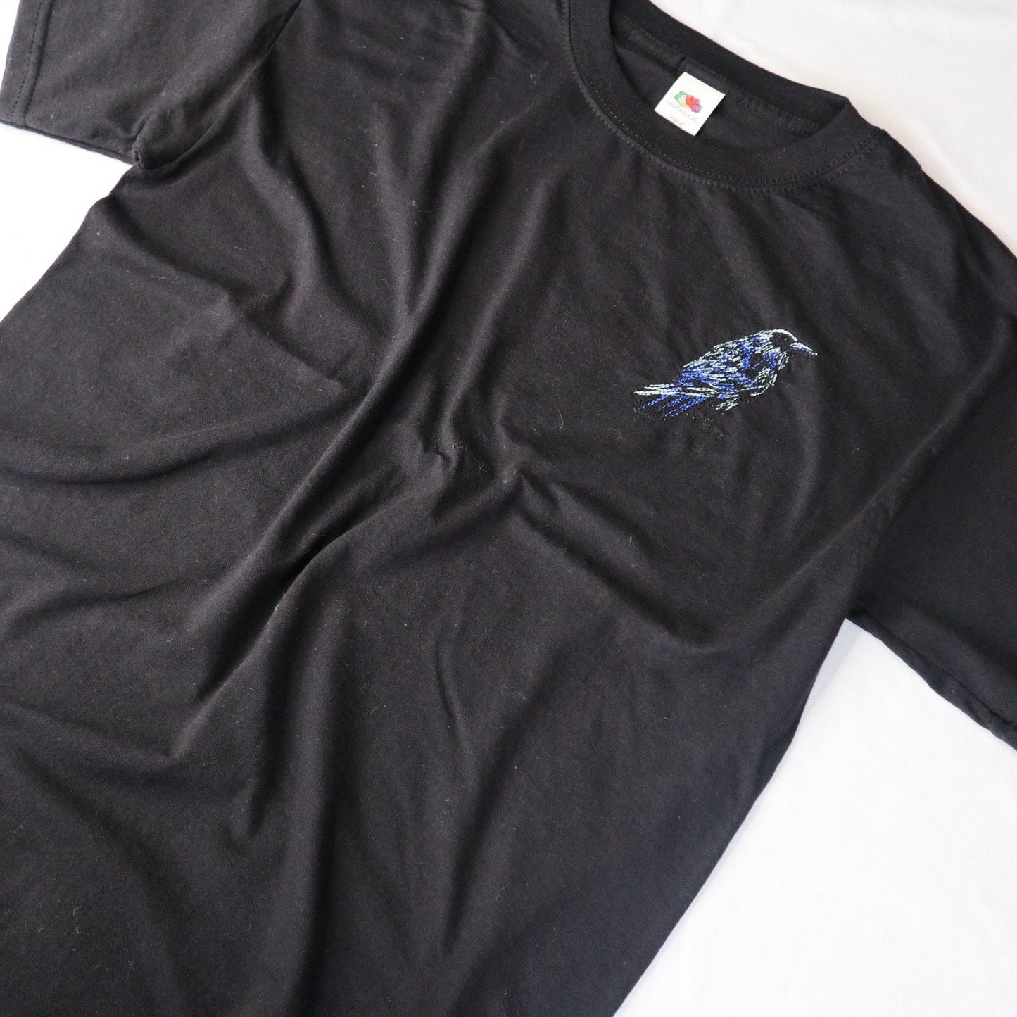 Crow Embroidered T-Shirt