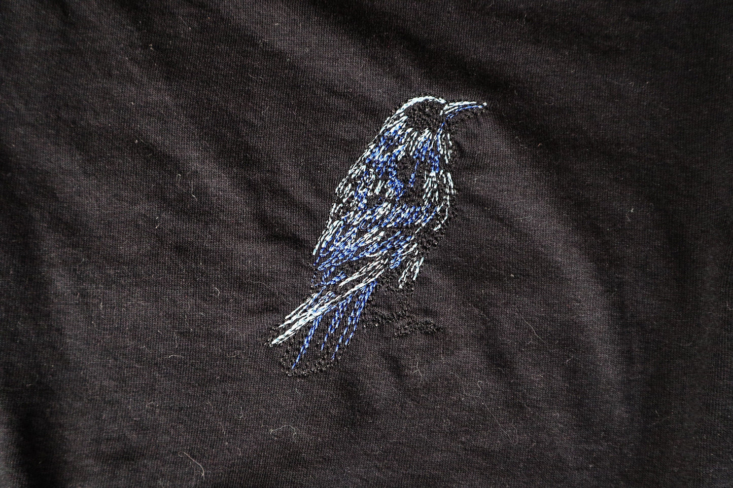 Crow Embroidered T-Shirt