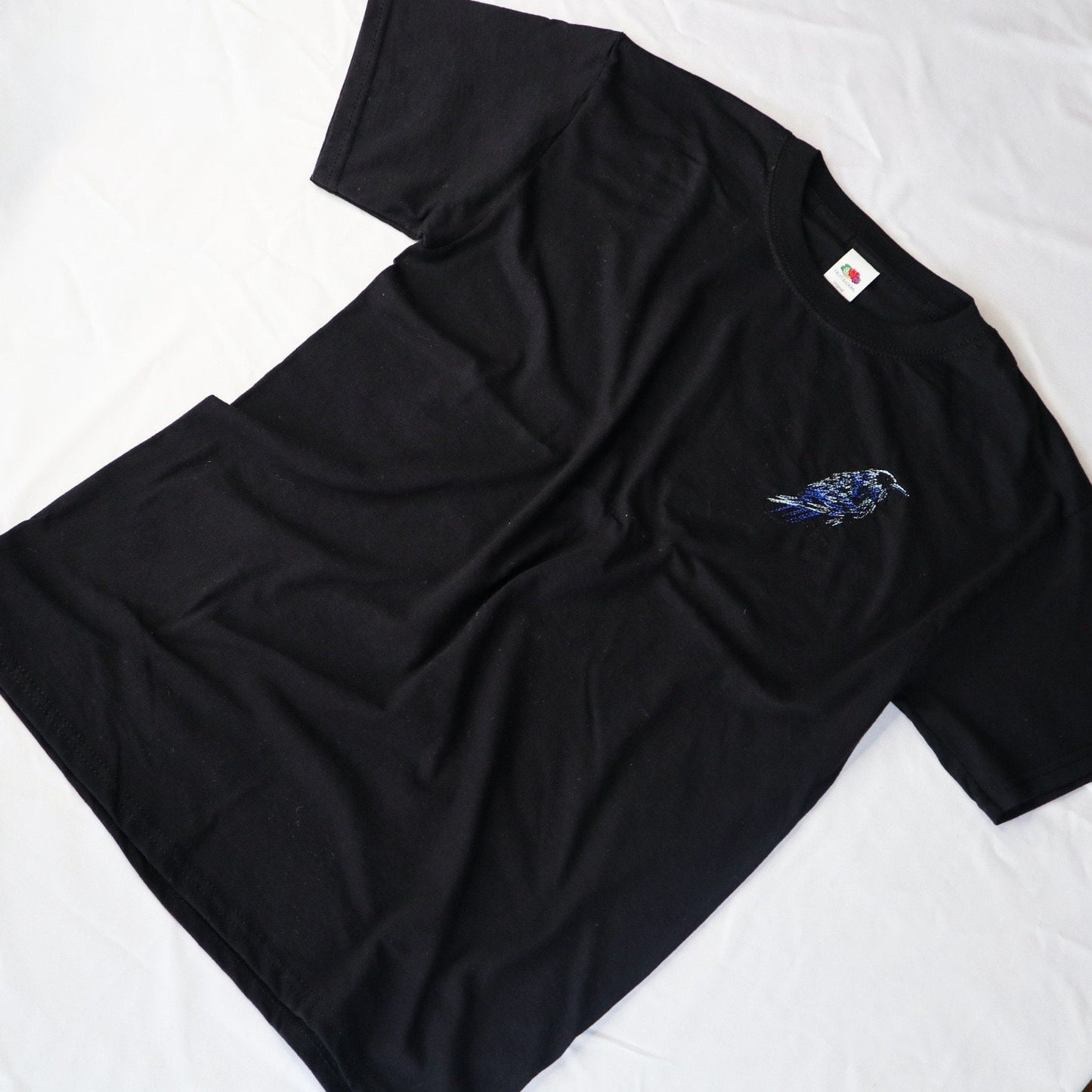 Crow Embroidered T-Shirt