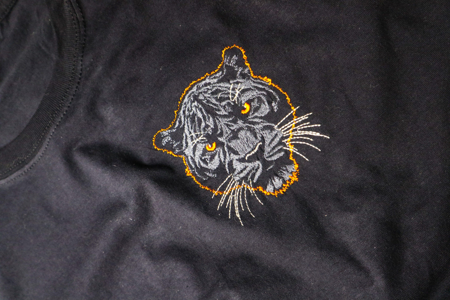 Panther Embroidered T-Shirt