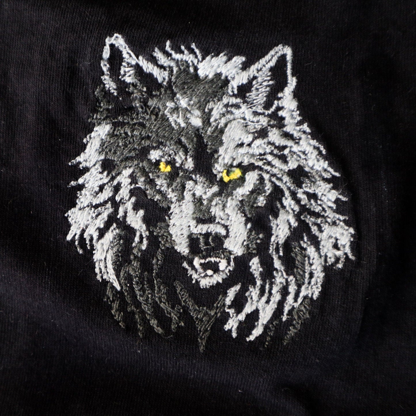 Wolf Embroidered T-Shirt