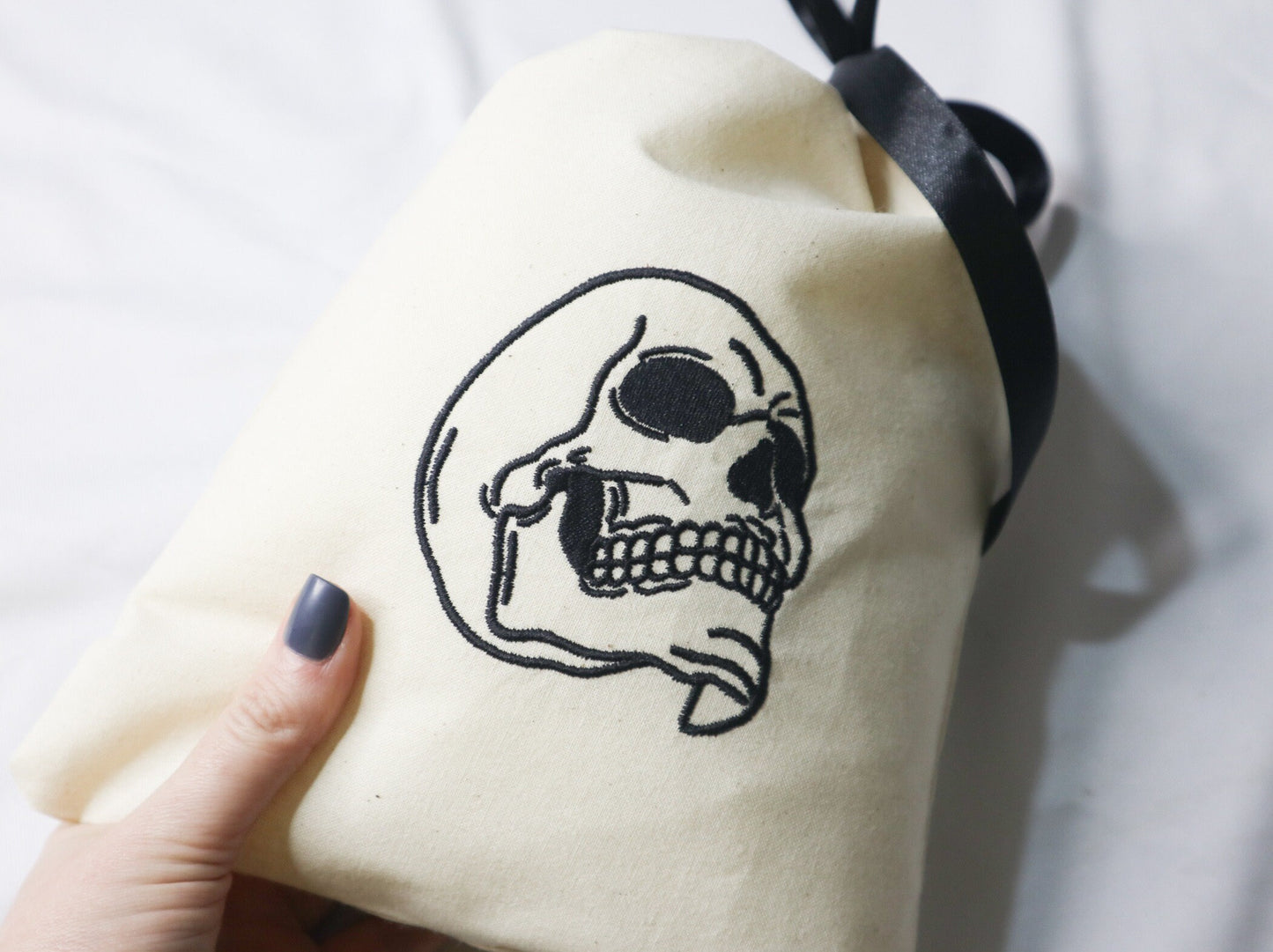 Skull Gothic Fabric Gift Bag