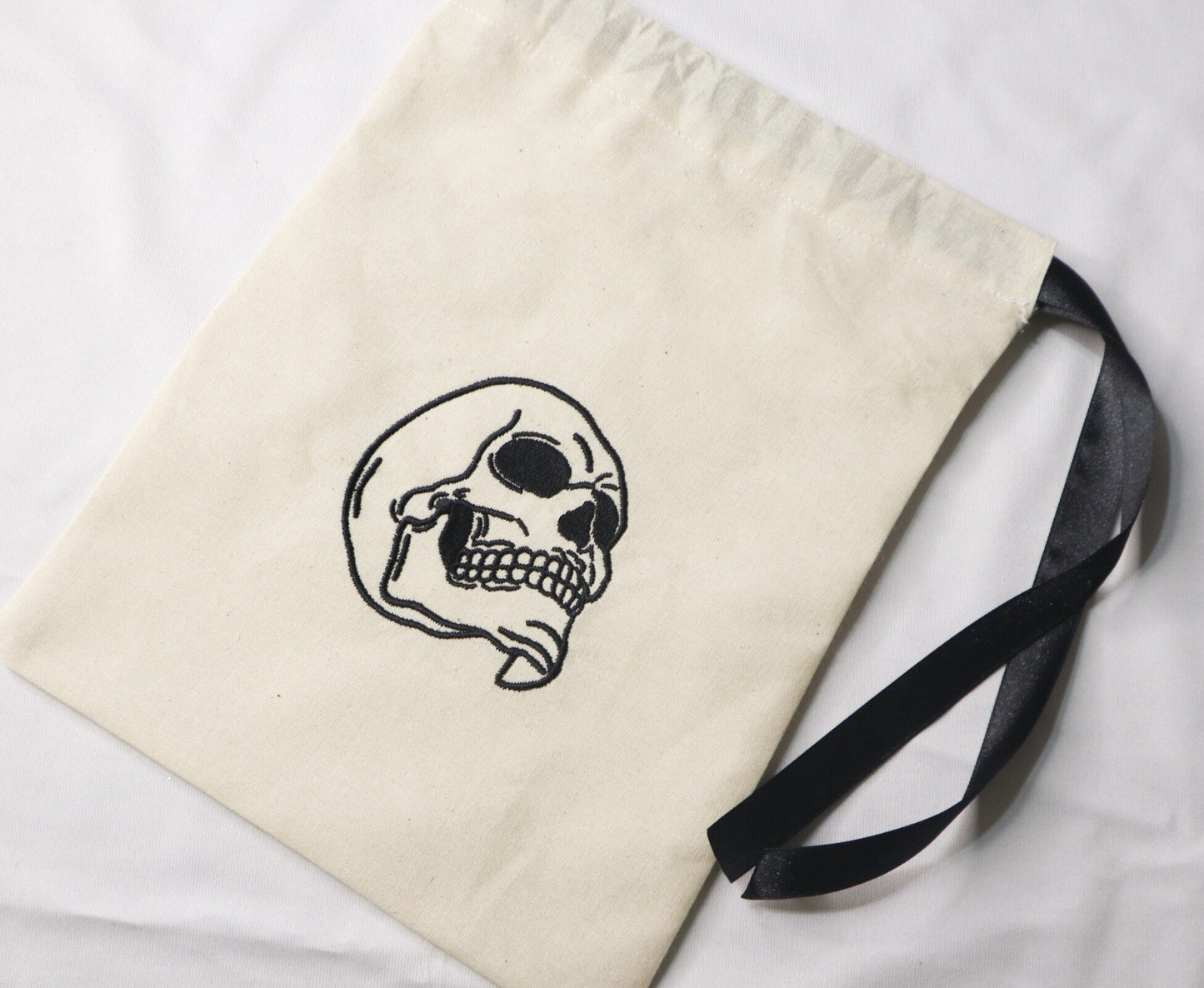 Skull Gothic Fabric Gift Bag