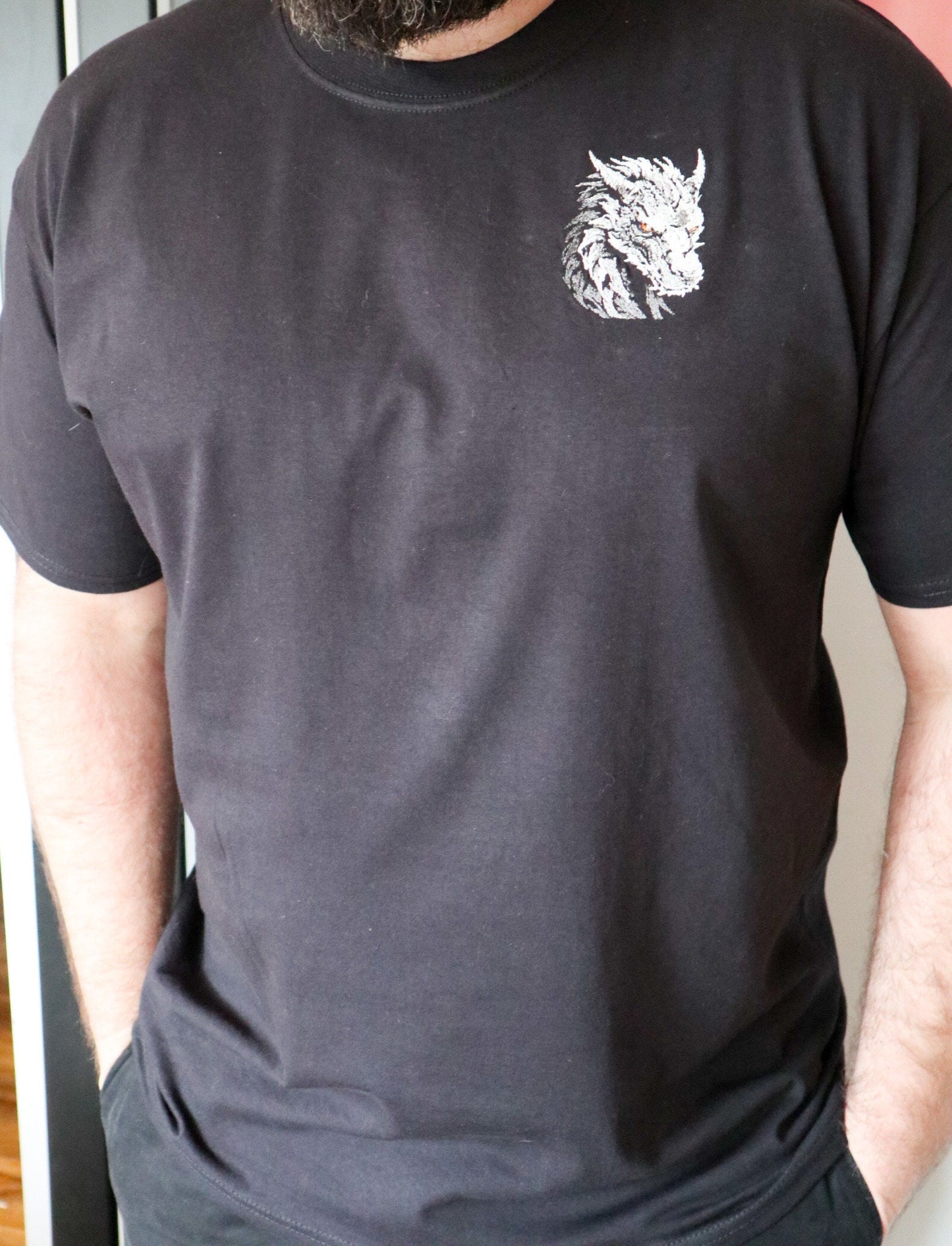 Dragon Embroidered T-Shirt
