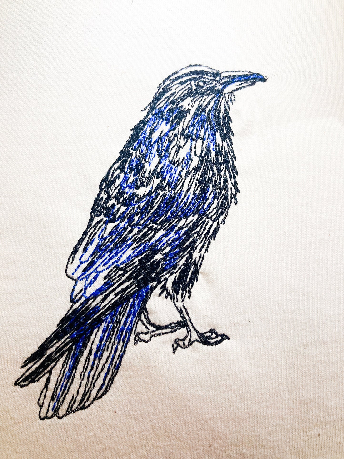 Crow Embroidered T-Shirt