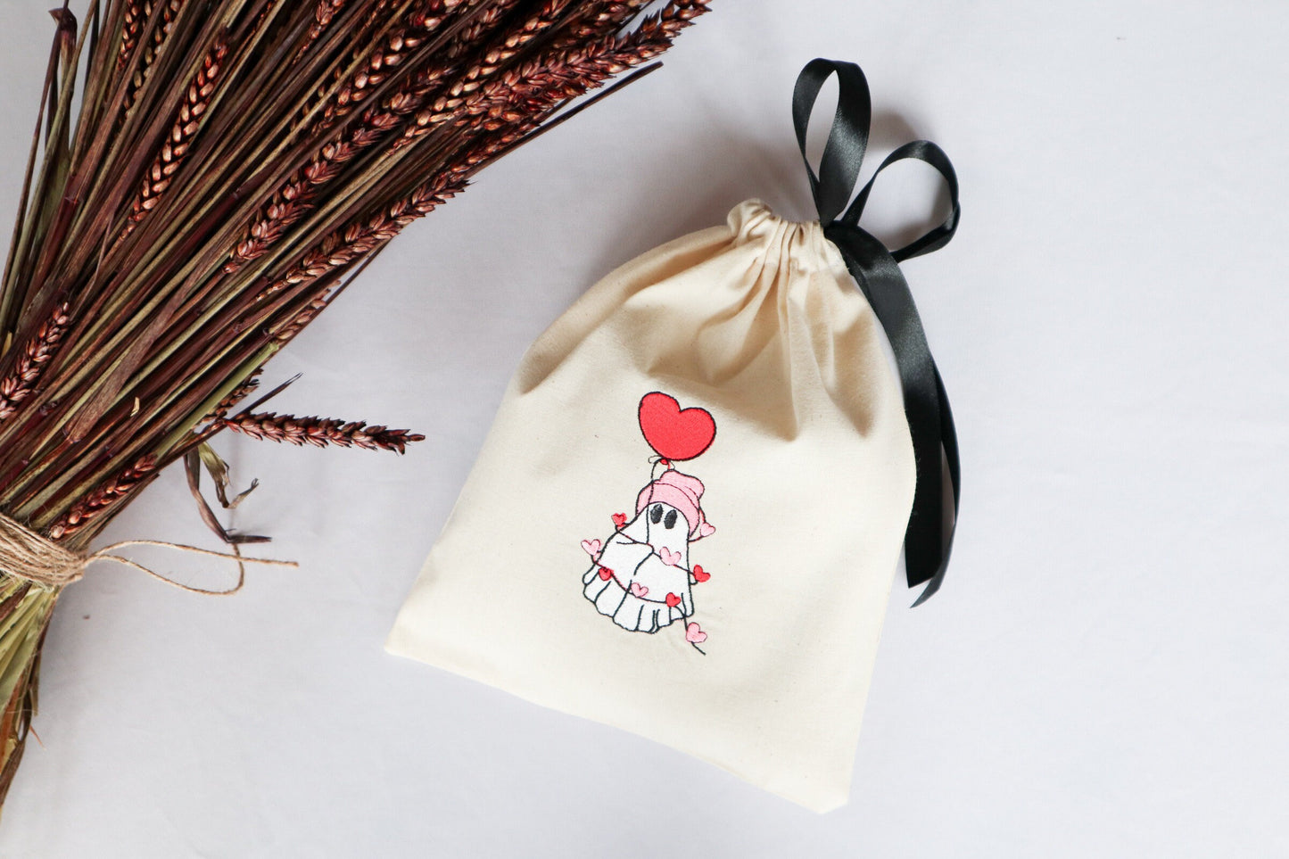 Ghost Gothic Fabric Gift Bag
