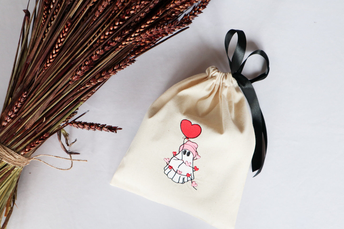 Ghost Gothic Fabric Gift Bag