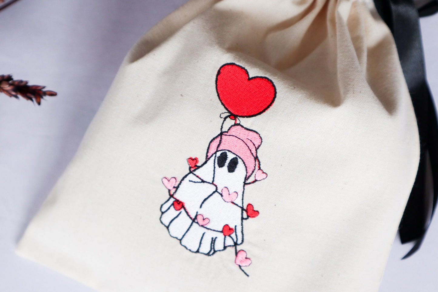 Ghost Gothic Fabric Gift Bag