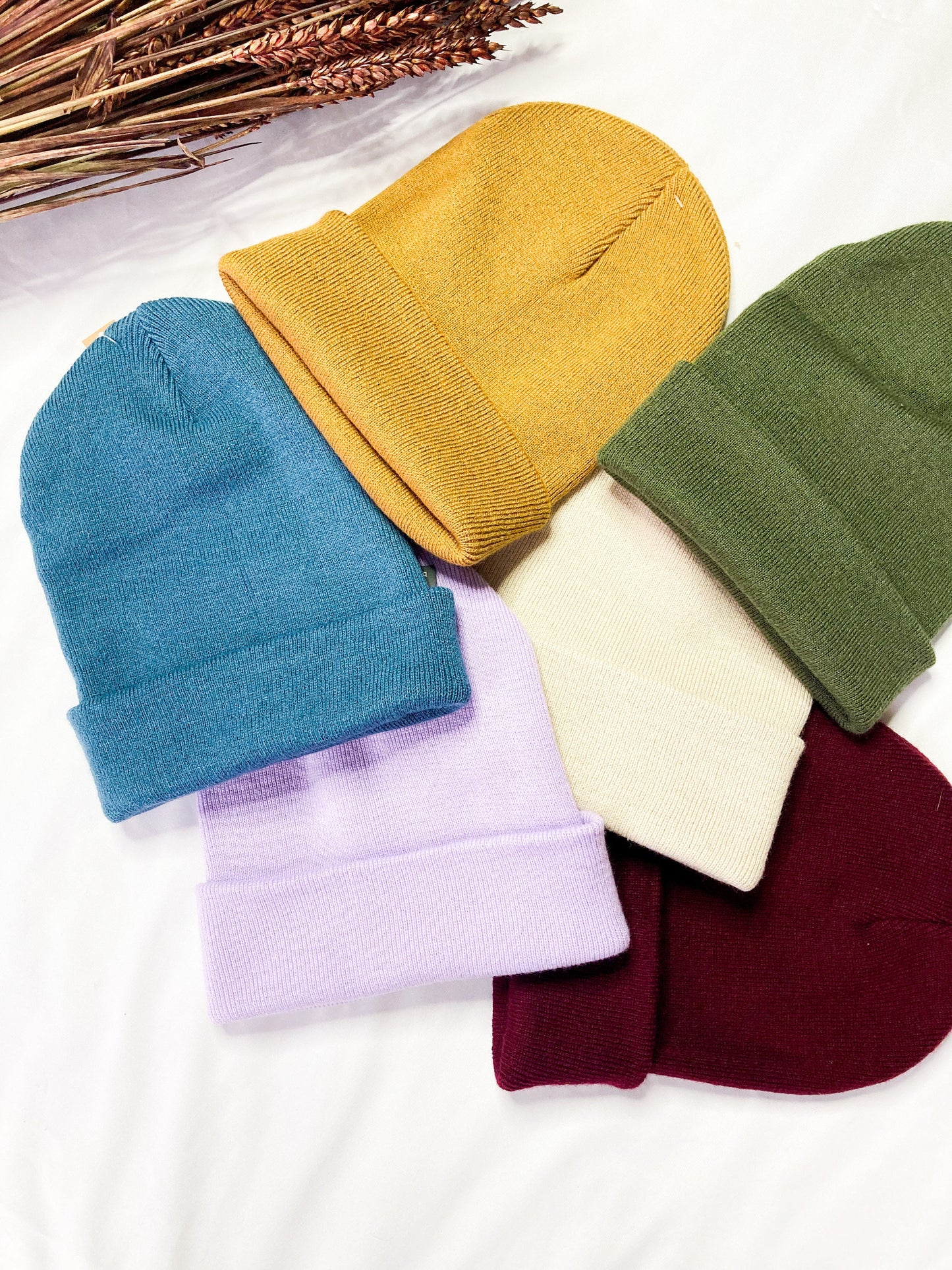 Melted Smile Embroidered Beanie
