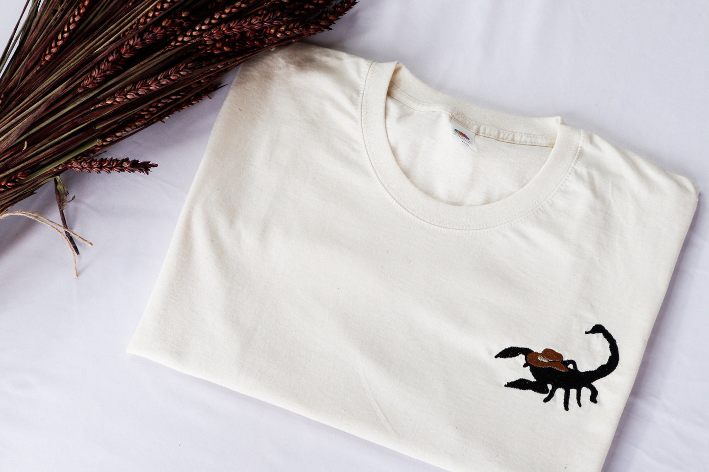 Scorpion Cowboy Embroidered T-Shirt