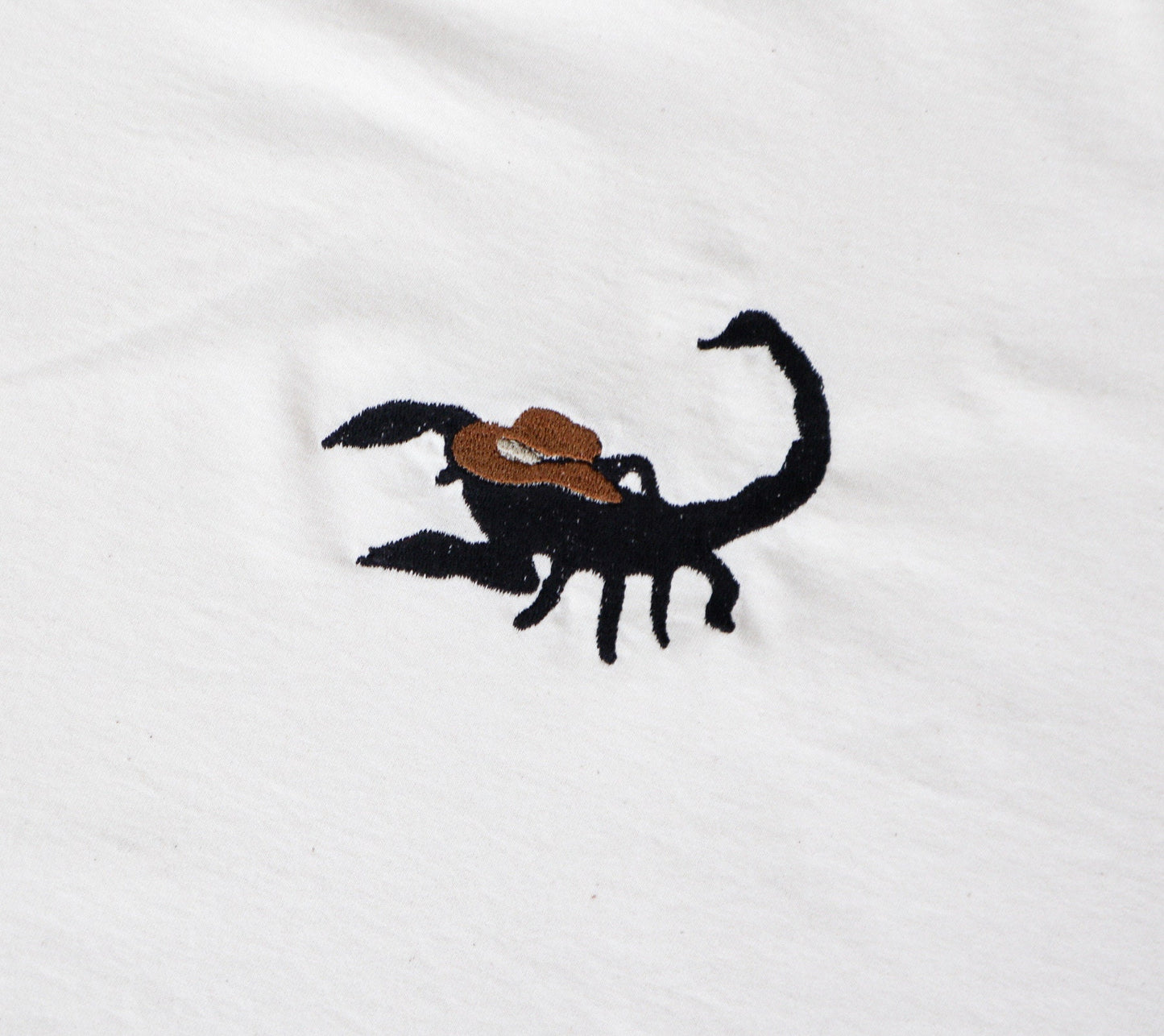 Scorpion Cowboy Embroidered T-Shirt