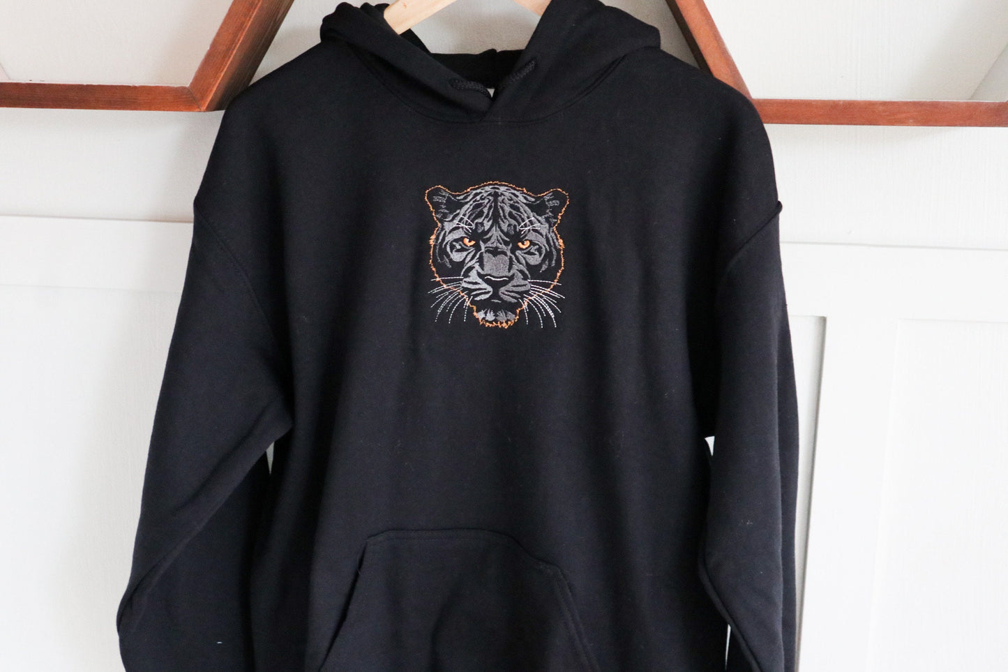 Panther Embroidered Hoodie