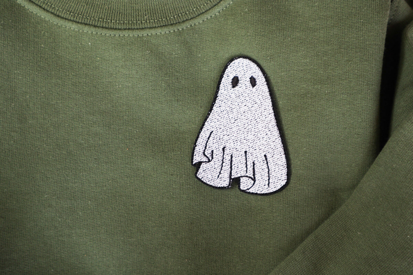 Gothic Ghost Embroidered Sweatshirt