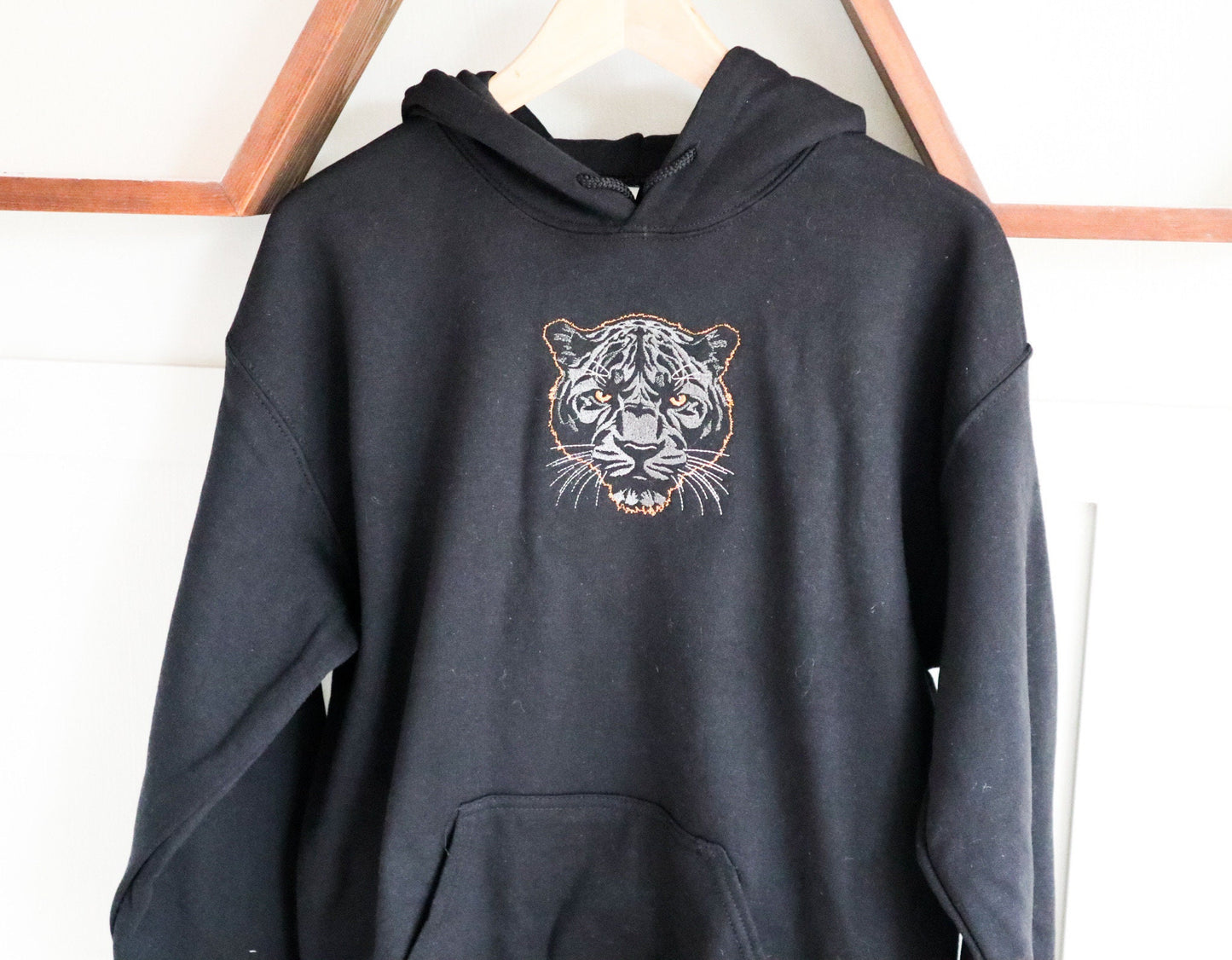 Panther Embroidered Hoodie