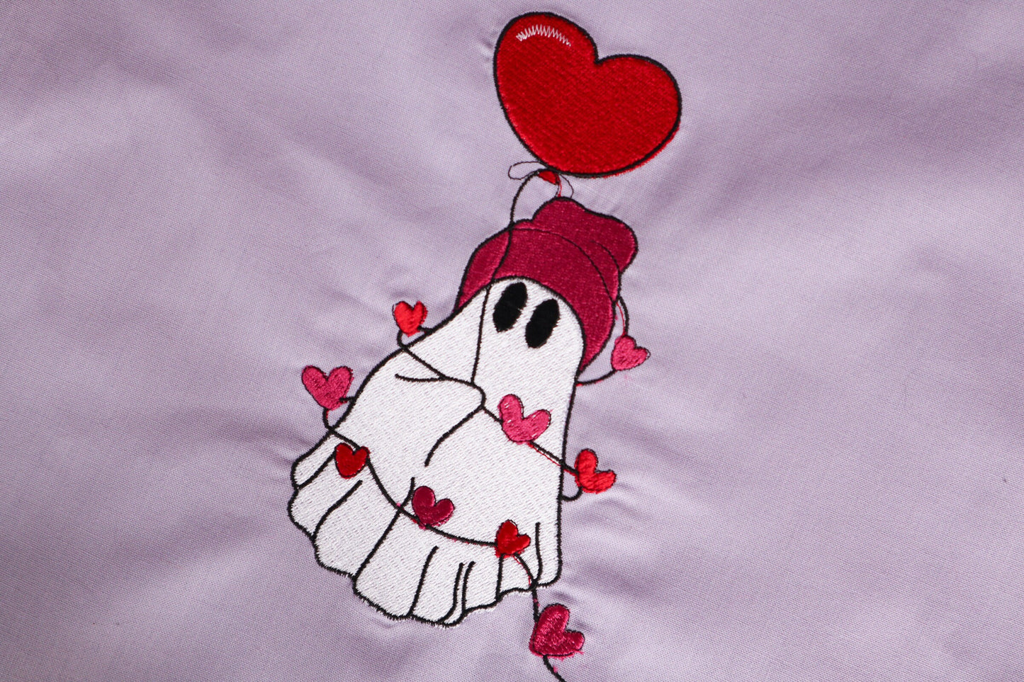 Cute Ghost Embroidered Tote Bag