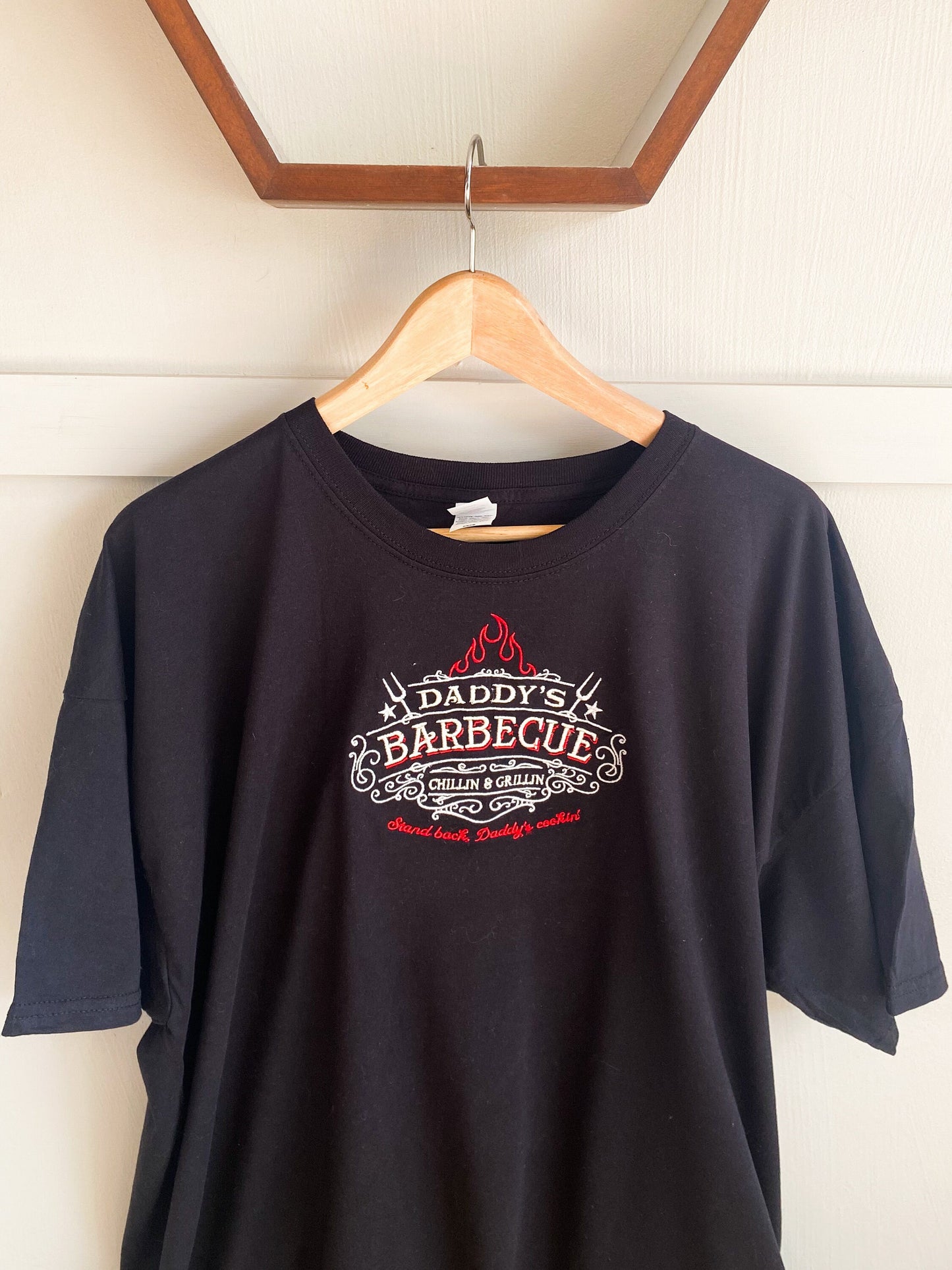 Daddy's Barbecue Embroidered T-Shirt