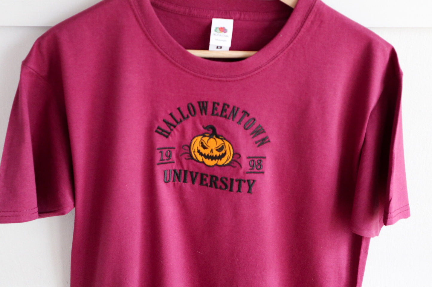 Halloween Town Embroidered T-Shirt