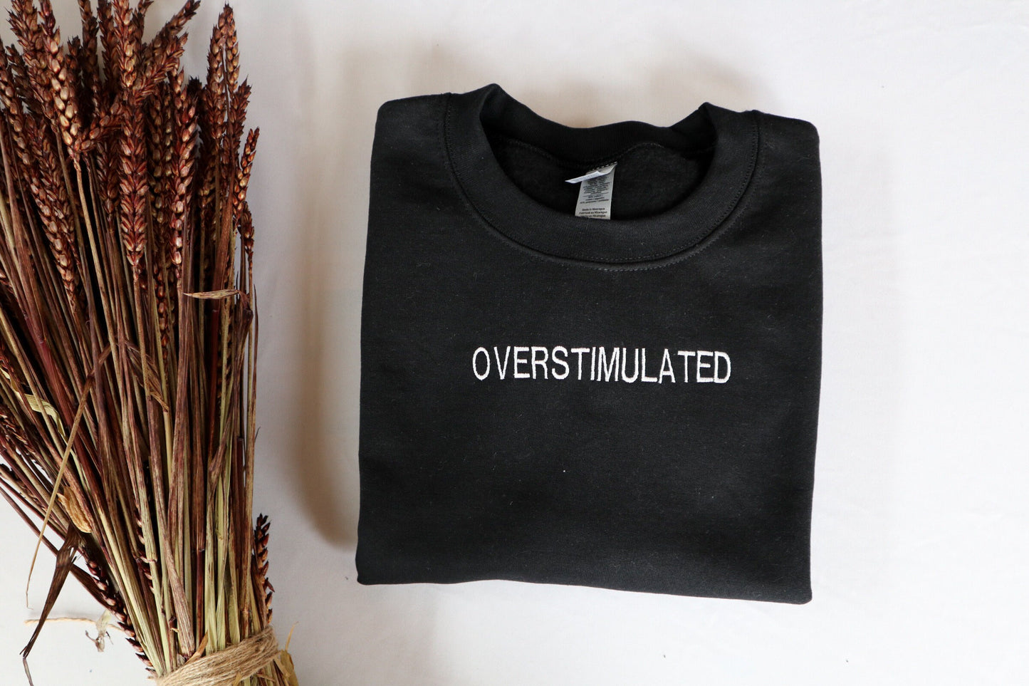 Overstimulated Embroidered Sweatshirt