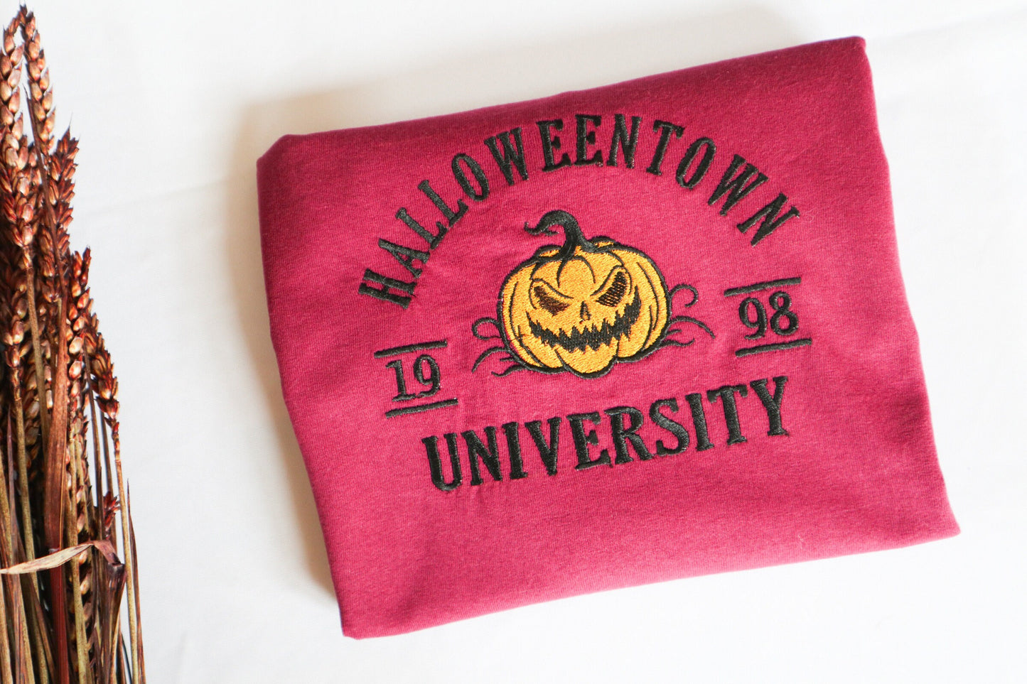 Halloween Town Embroidered T-Shirt