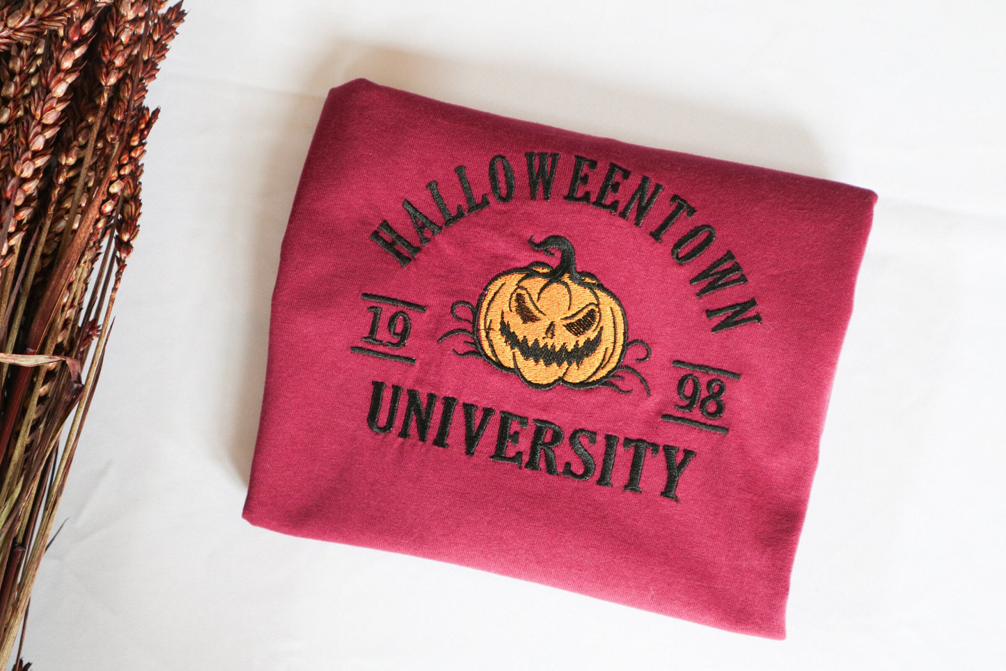 Halloween Town Embroidered T-Shirt