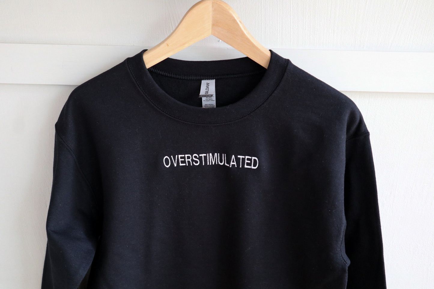 Overstimulated Embroidered Sweatshirt