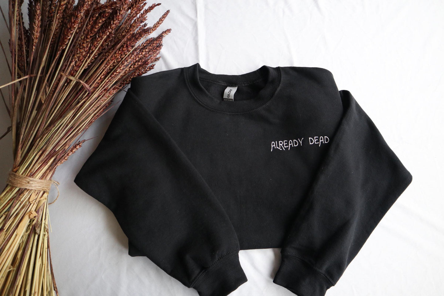 Already Dead Embroidered Sweatshirt