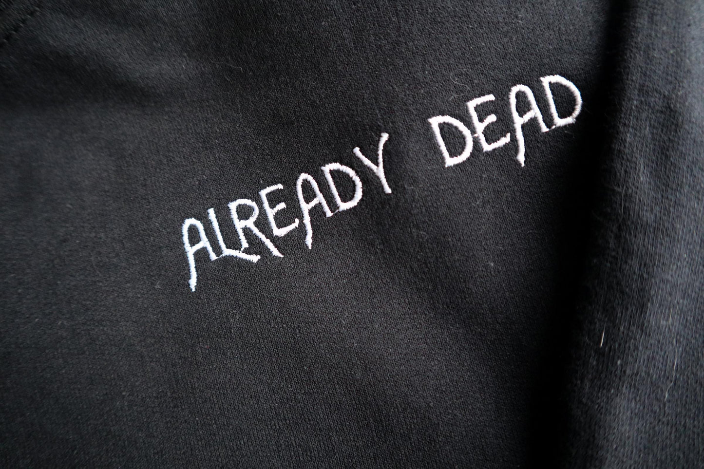 Already Dead Embroidered Sweatshirt