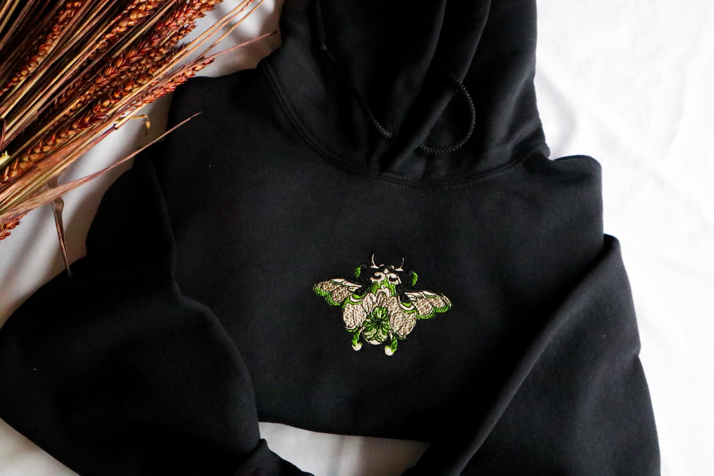 Beetle Embroidered Hoodie