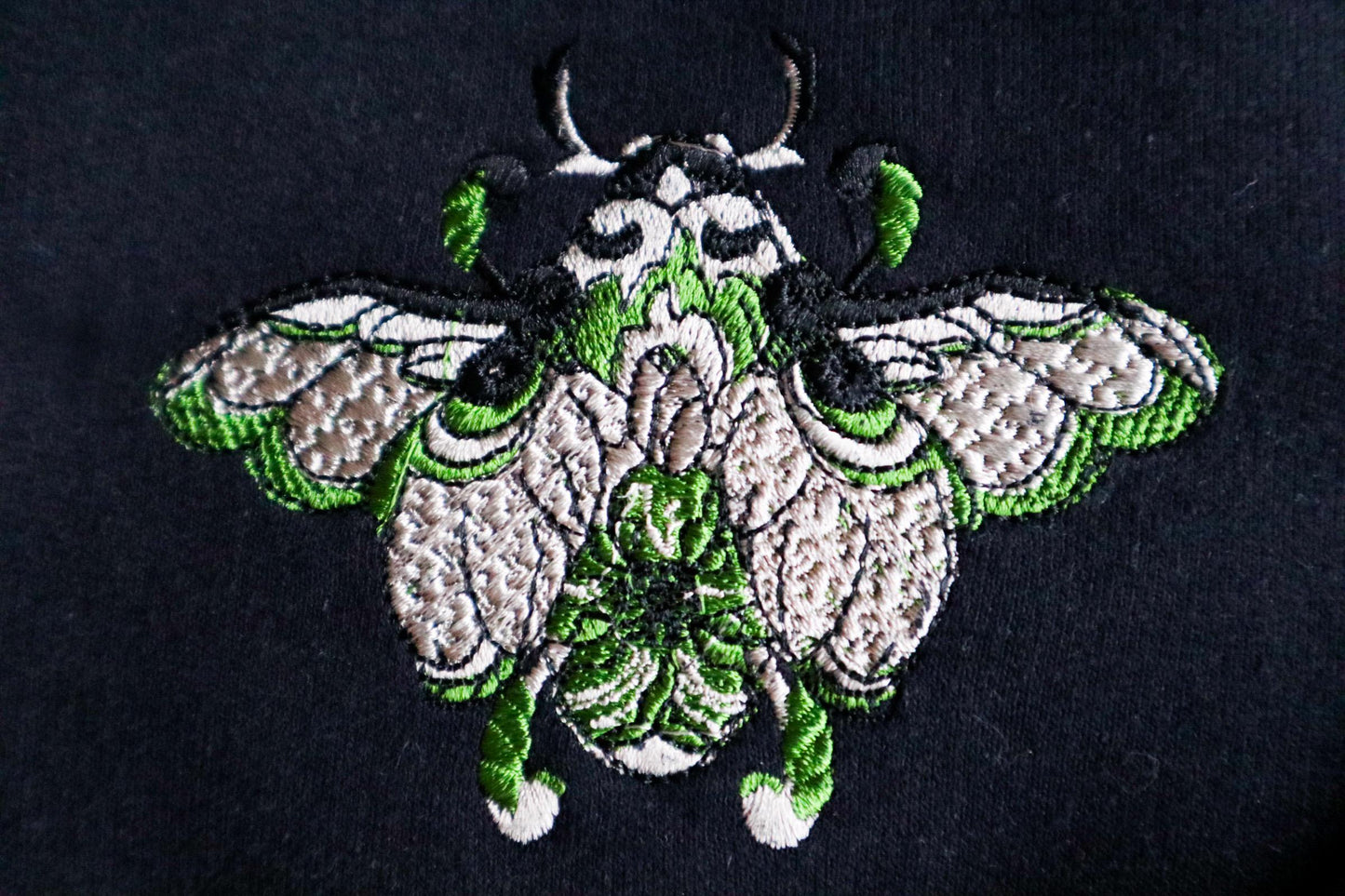 Beetle Embroidered Hoodie