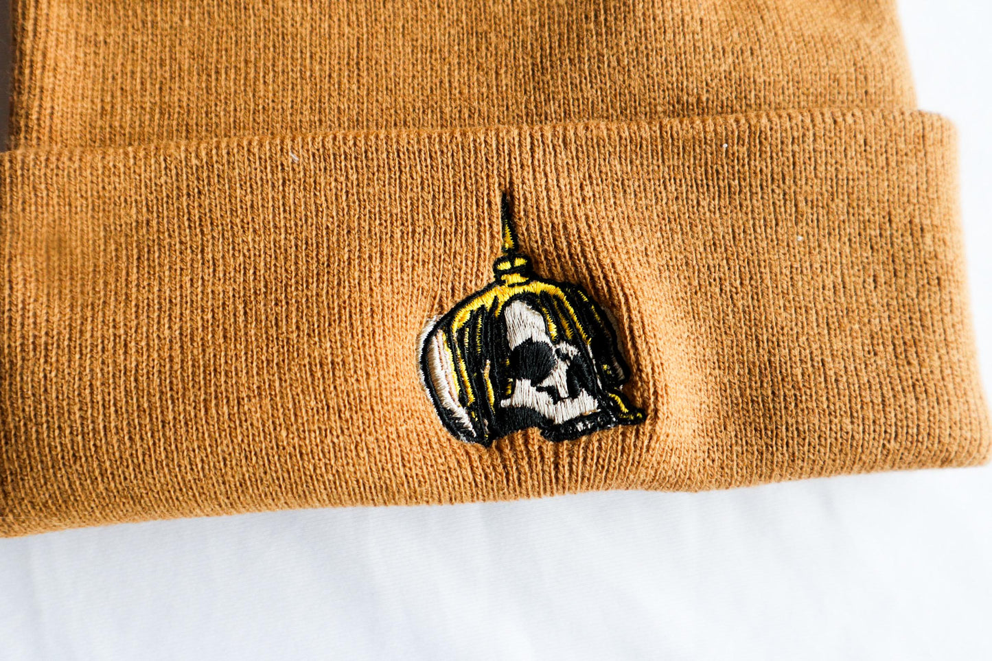 Skull Candle Embroidered Beanie
