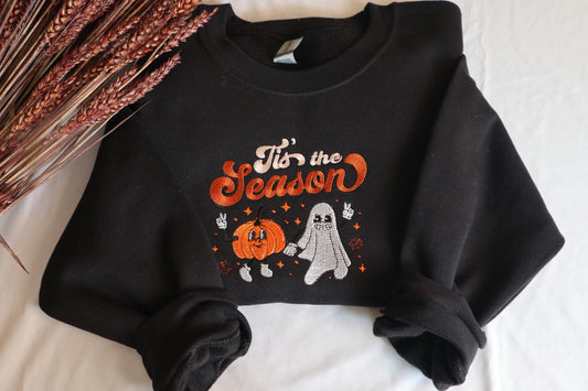 Tis The Season Embroidered Sweatshirt