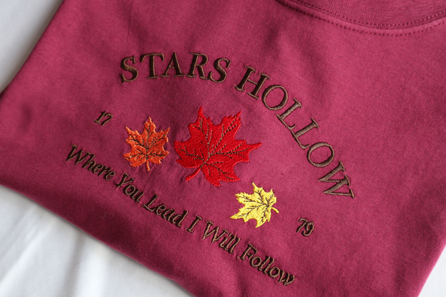 Stars Hollow Embroidered T-Shirt