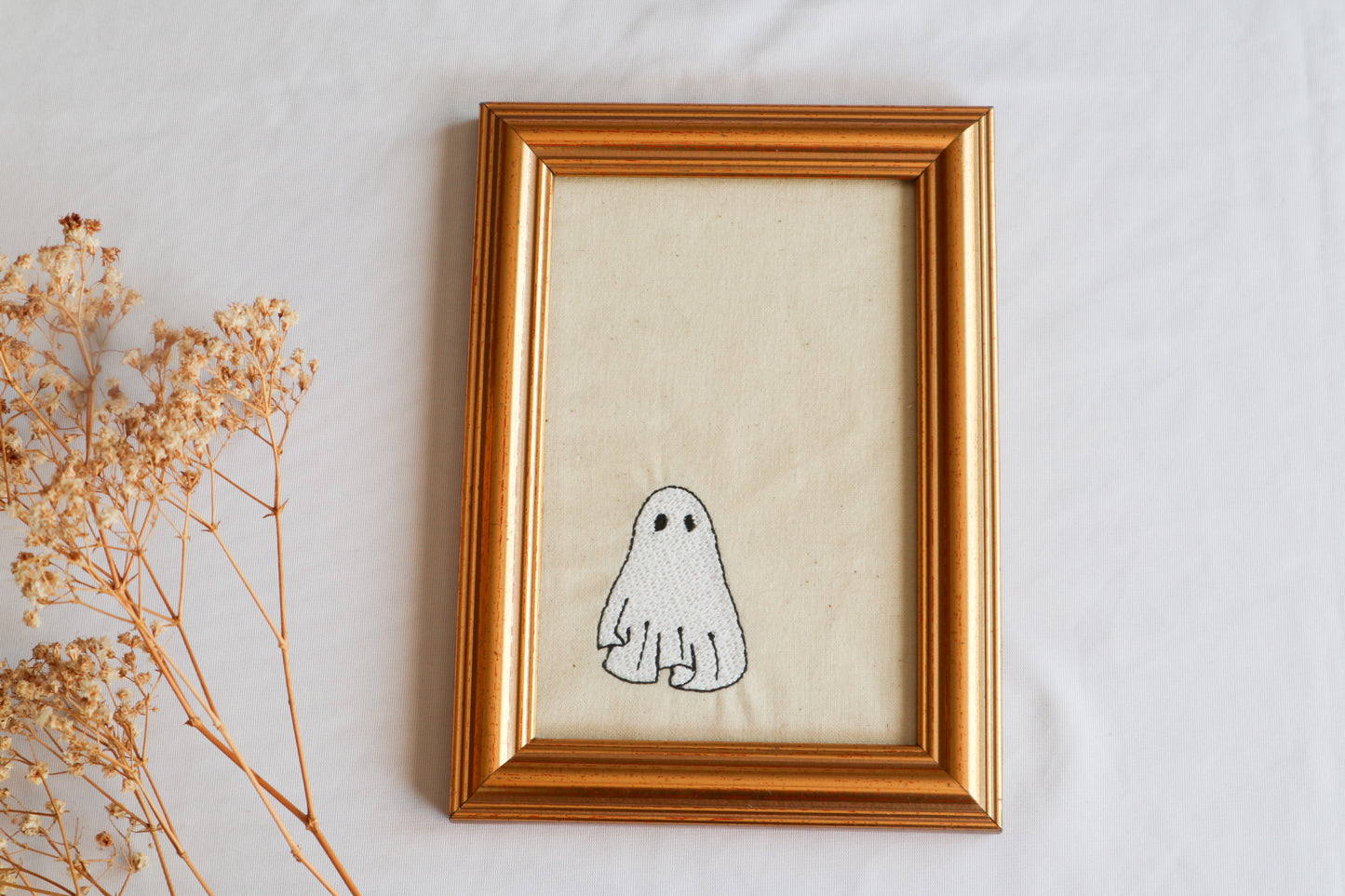Ghost Embroidered Art