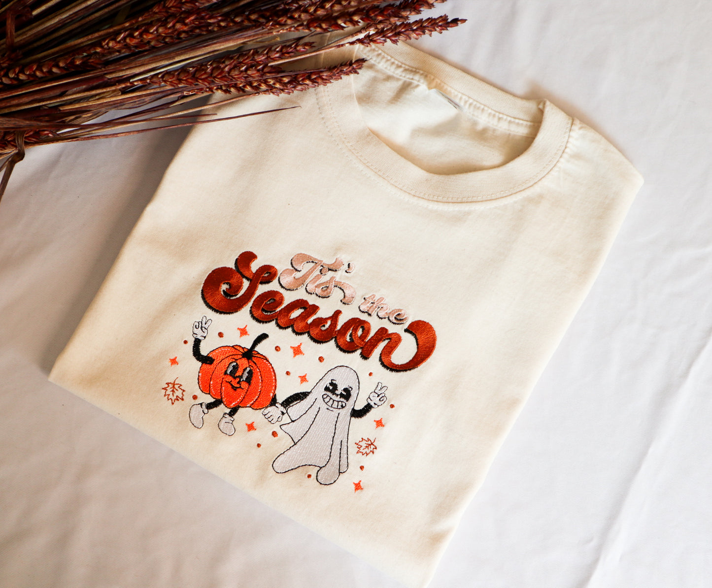 Tis The Season Embroidered T-Shirt