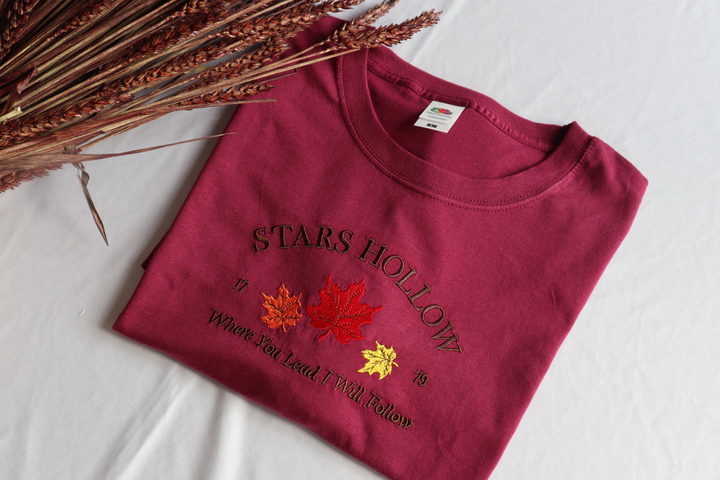 Stars Hollow Embroidered T-Shirt