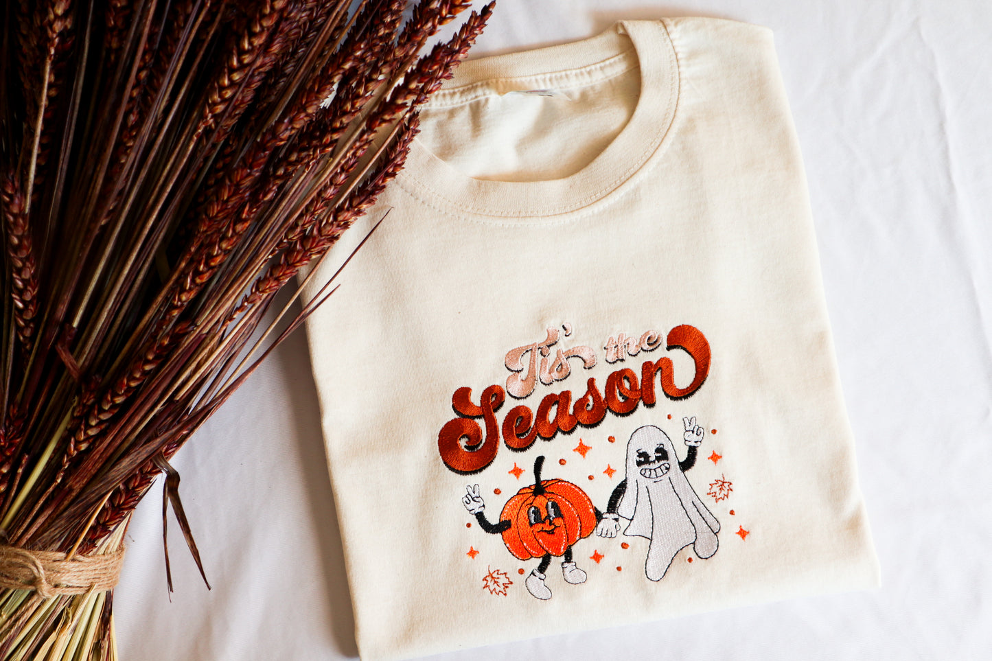 Tis The Season Embroidered T-Shirt