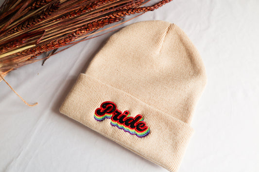 Pride Embroidered Beanie