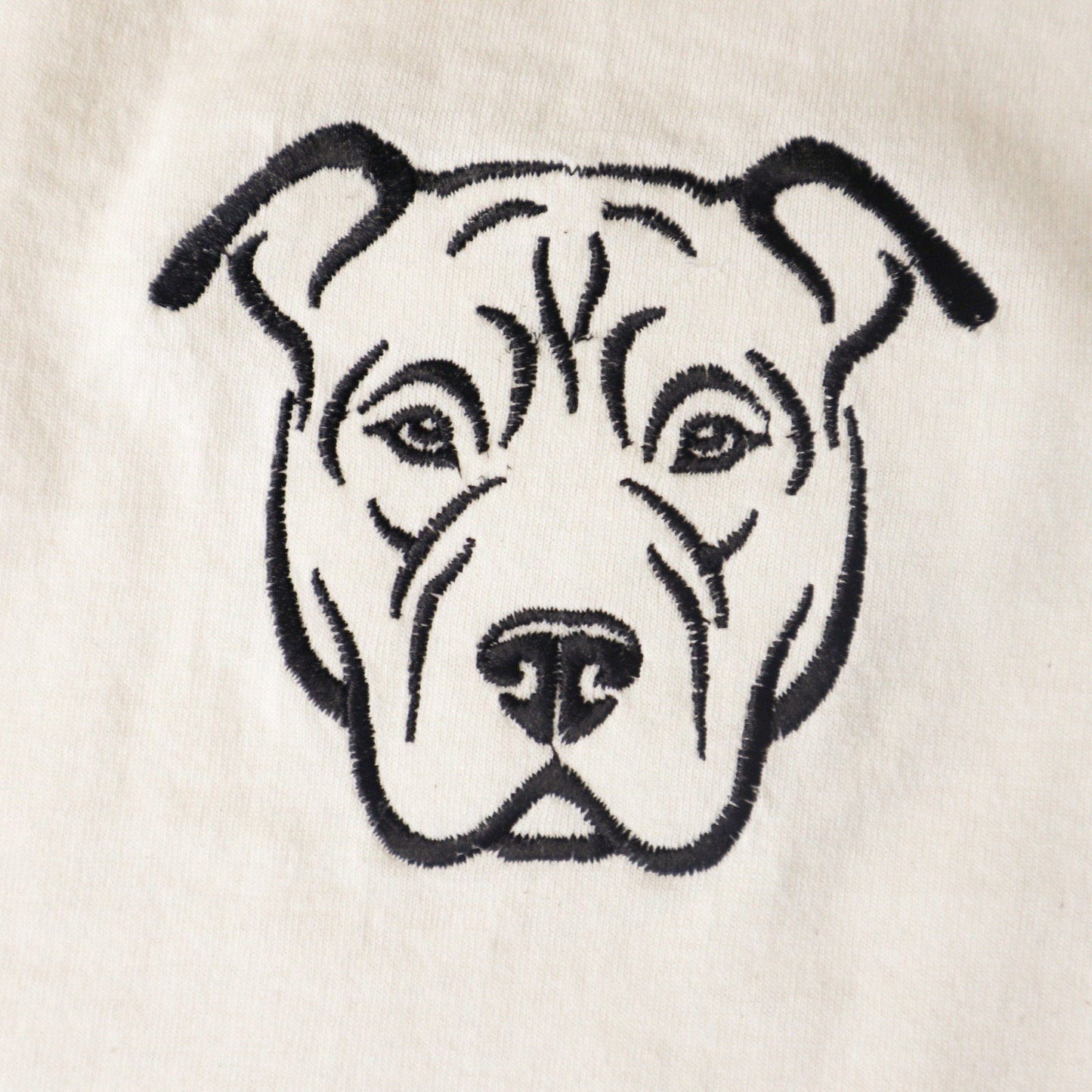 XL Bully Dog Embroidered T-Shirt