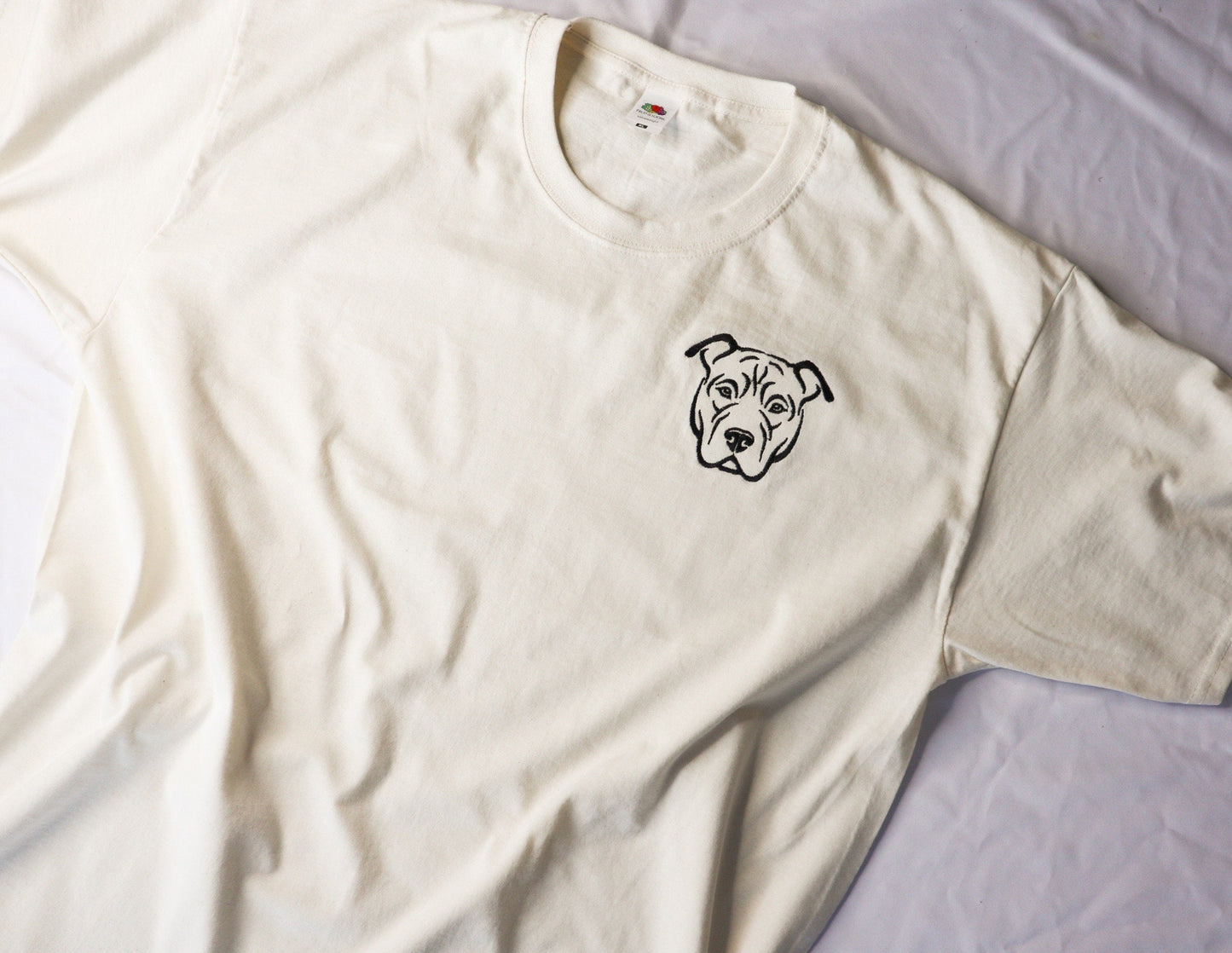 XL Bully Dog Embroidered T-Shirt