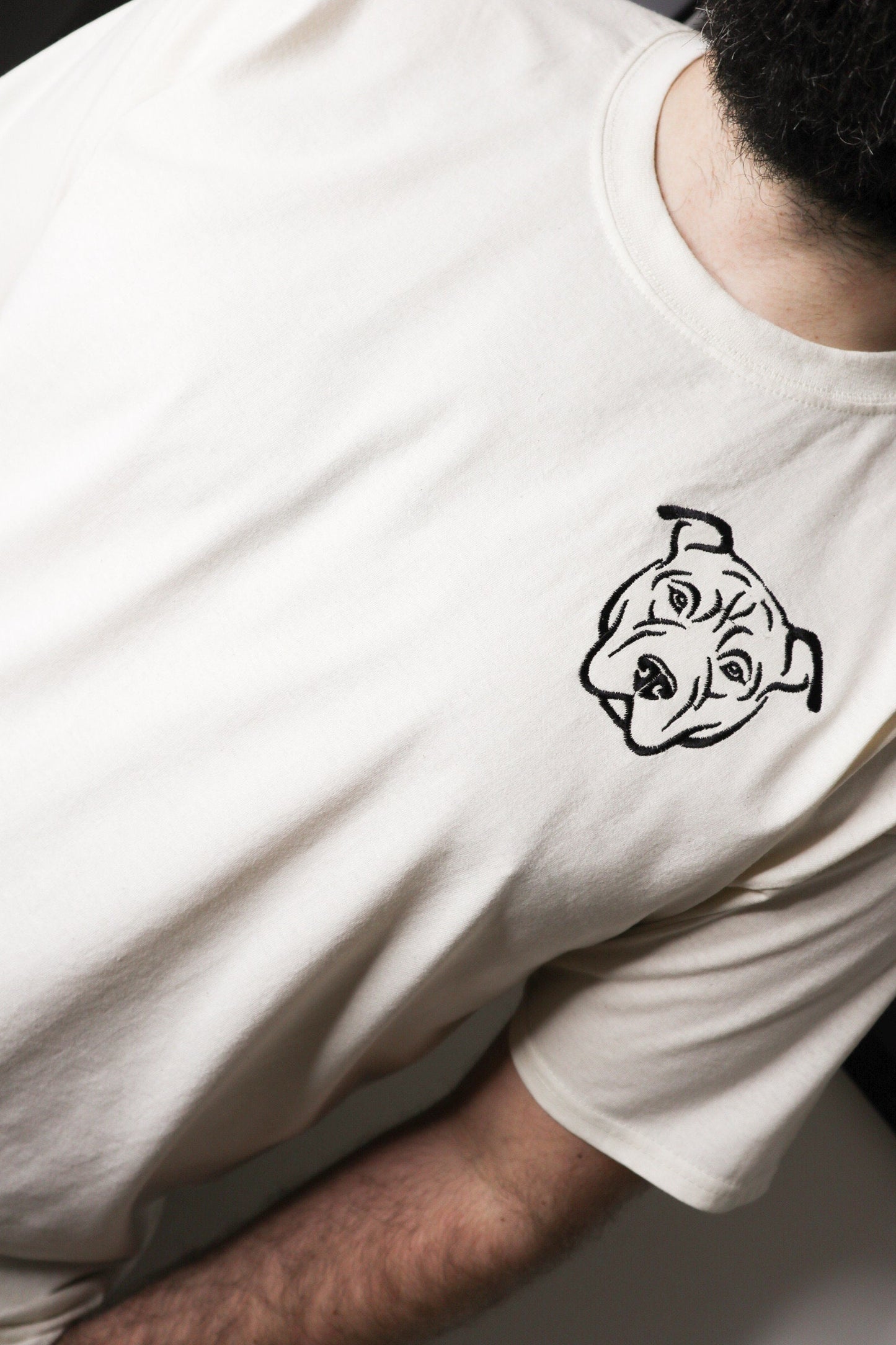 XL Bully Dog Embroidered T-Shirt