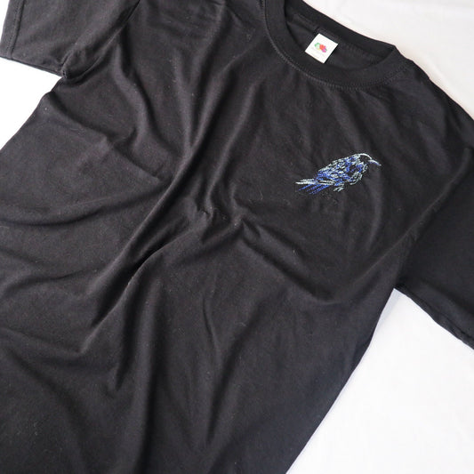Crow Embroidered T-Shirt
